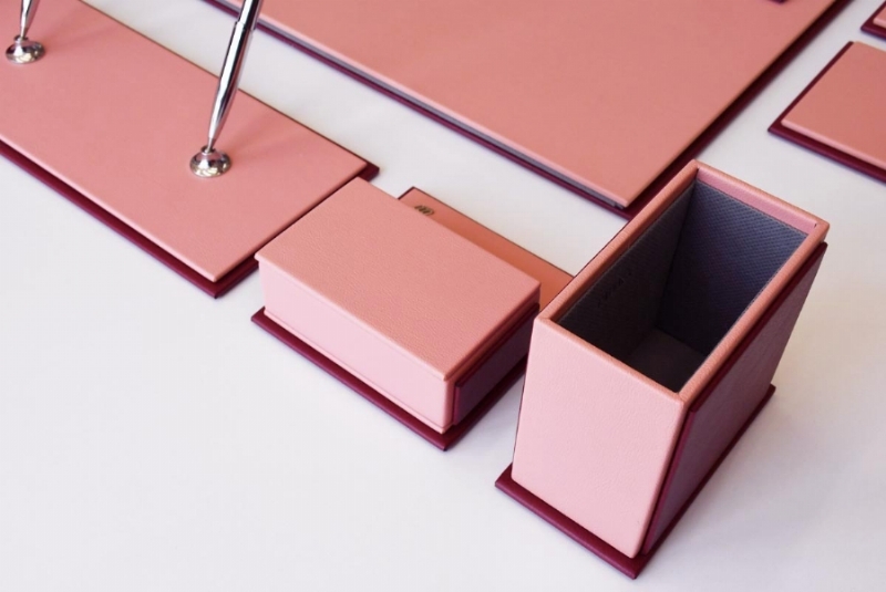 3850-125-142-SUNİ DERİ SÜMEN TAKIMI SORTY PEMBE