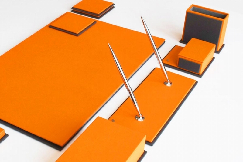 3850-127-123-SUNİ DERİ SÜMEN TAKIMI SORTY TURUNCU - GRİ