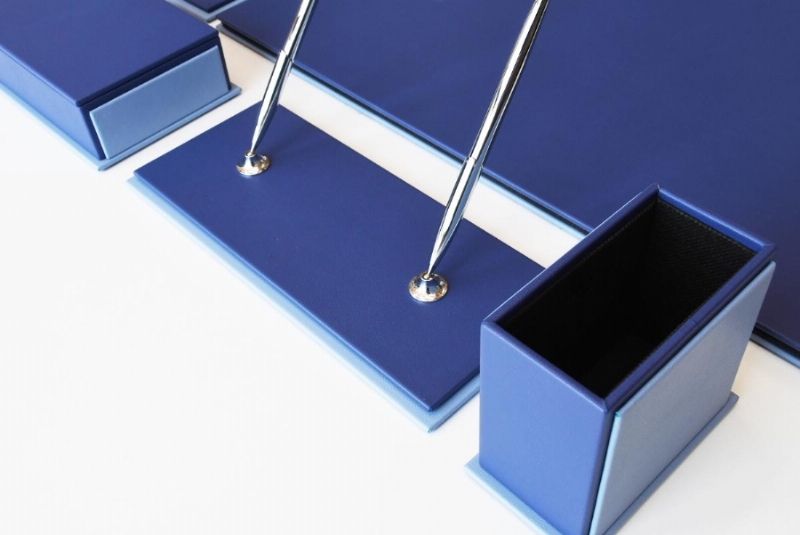 3850-173-170-SUNİ DERİ SÜMEN TAKIMI SORTY LACİVERT - AÇIK MAVİ