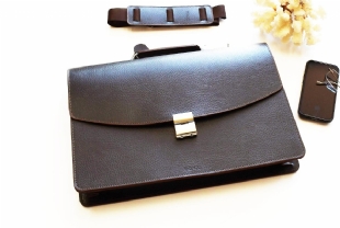 21216-DERİ EVRAK ÇANTASI - KOYU KAHVE DERİ EVRAK ÇANTASI - KOYU KAHVE