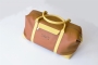 33133 LEATHER TRAVEL BAG - CAMEL