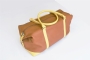 33133 LEATHER TRAVEL BAG - CAMEL