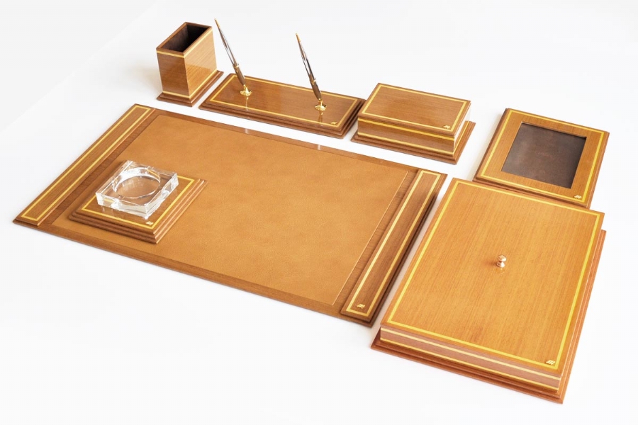 Luxury Office Desk Accessories  Desk Accessories Leather Set